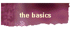 the basics