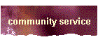 community service